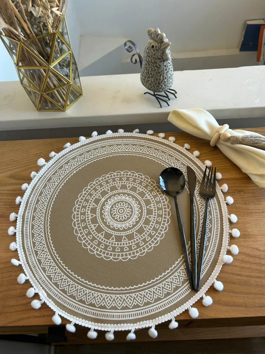 Individuales Redondos repelentes, M02