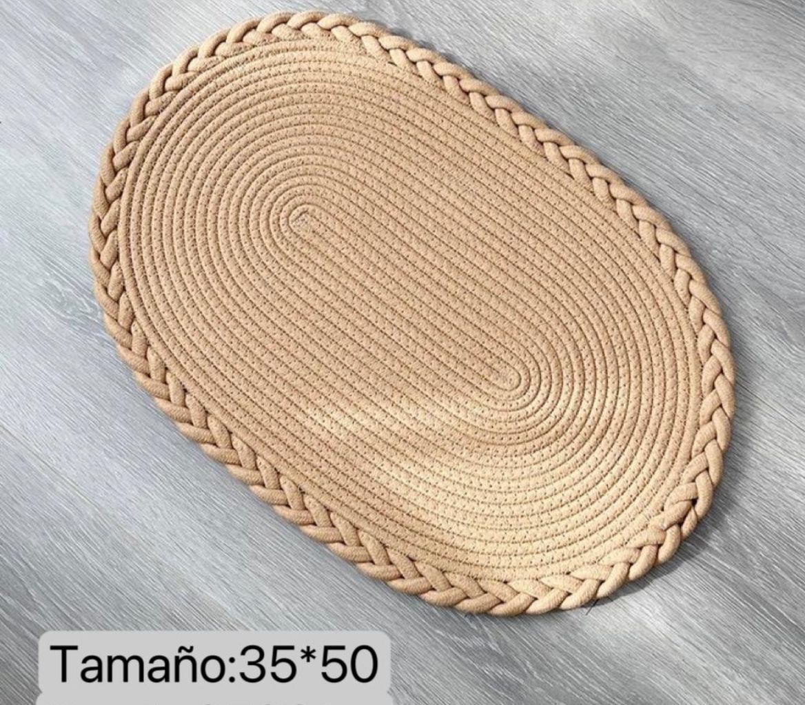 Individuales ovalados