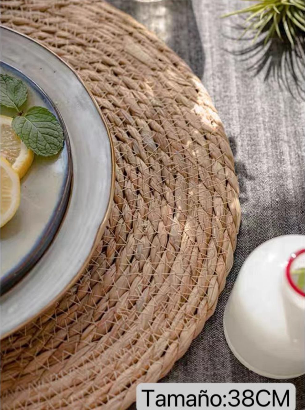 Individuales fibra  de yute  38cm