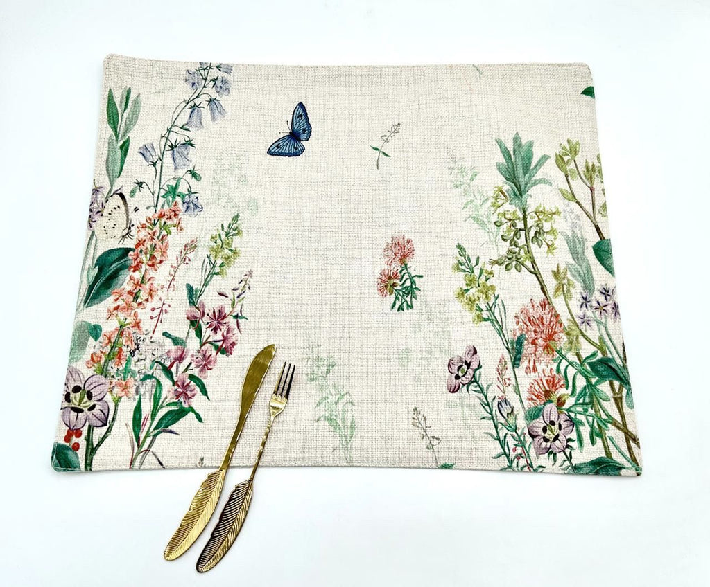 set de 6 individuales repelentes en  lino