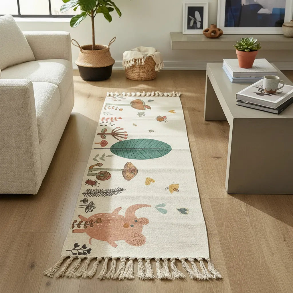 Alfombra Kilim 60cm X 180cm, Elefante