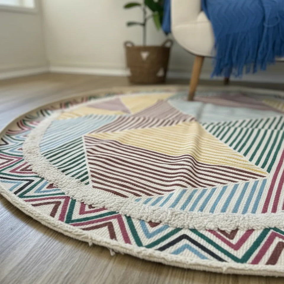 Alfombra Kilim Redonda