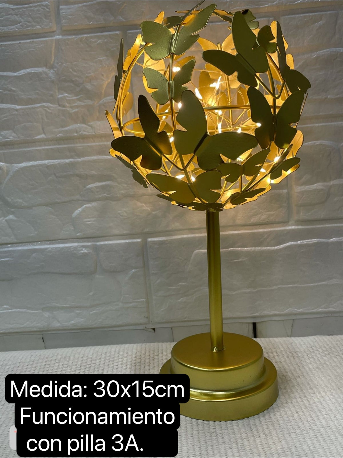 Lampara diseño mariposa