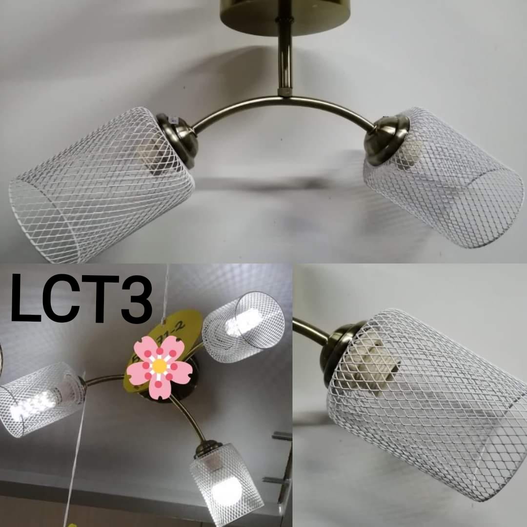 Lámpara metálica de techo