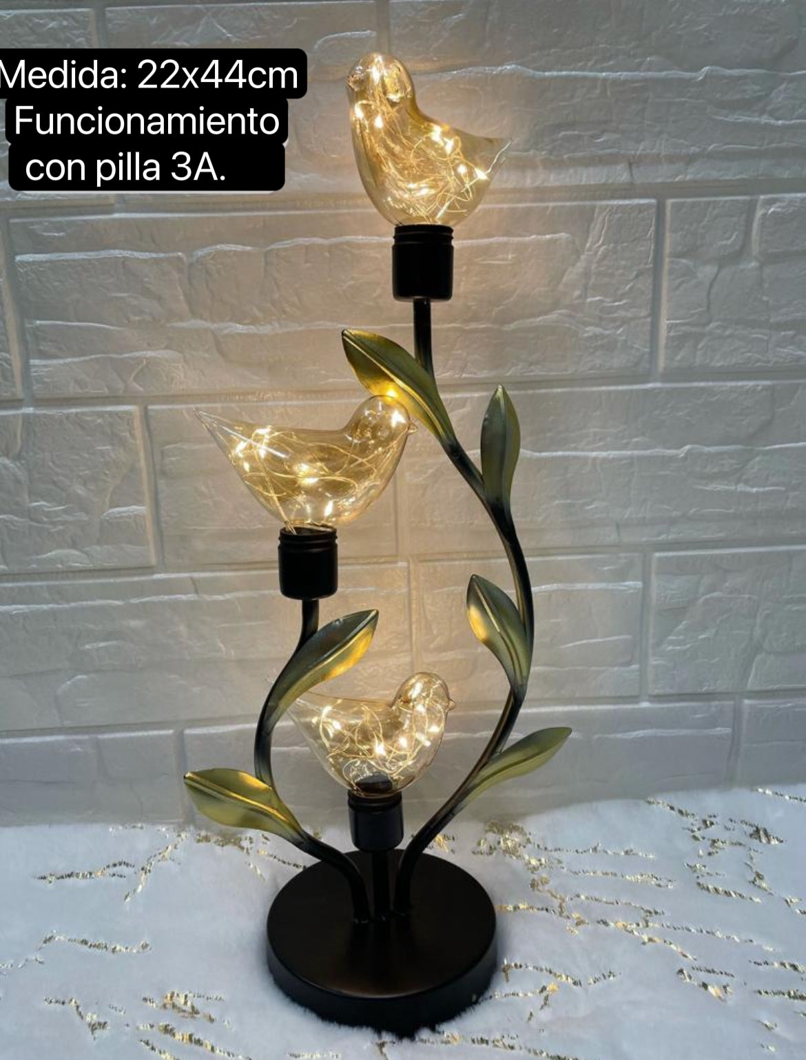 Lampara  de pajarito