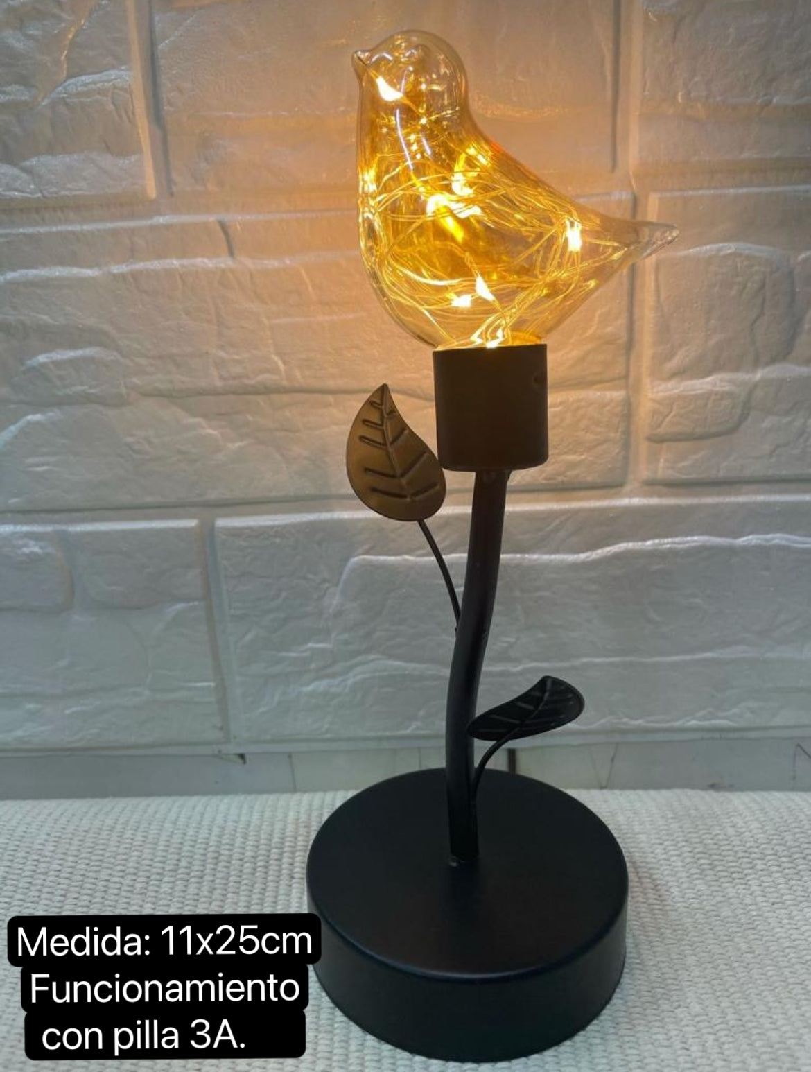 Lampara  de pajarito