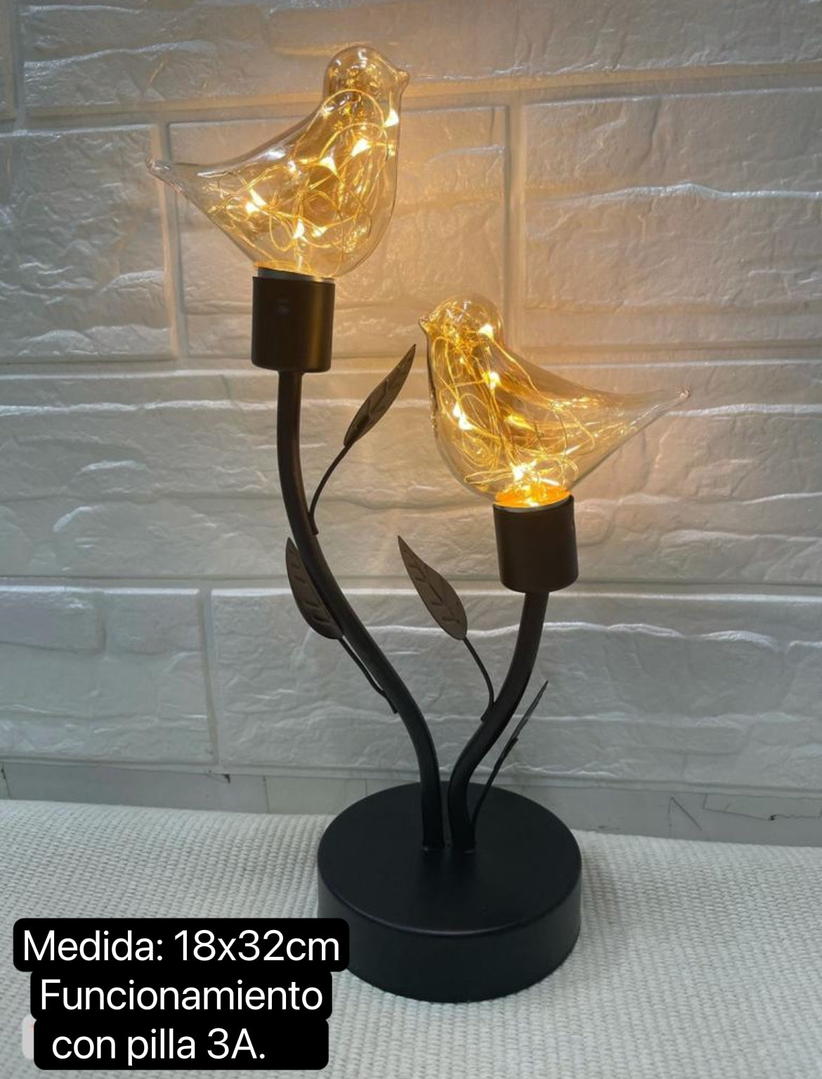 Lampara  de pajarito