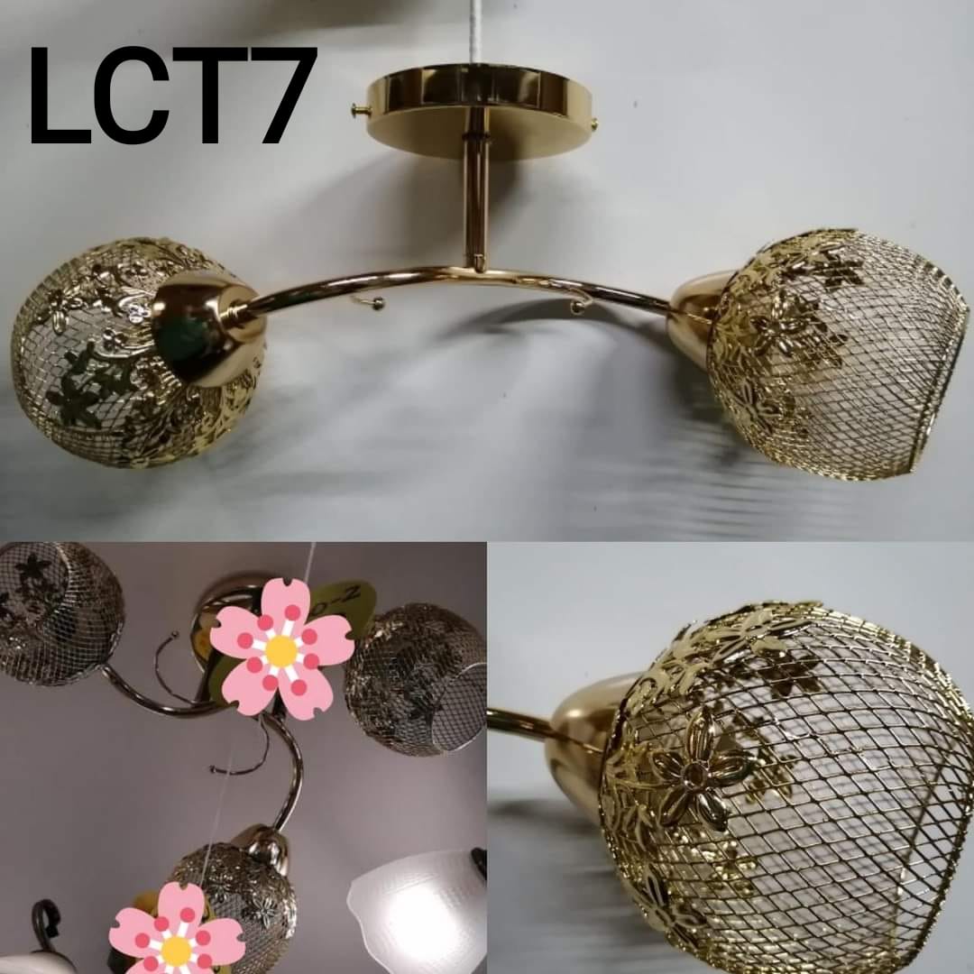 Lámpara metálica de techo