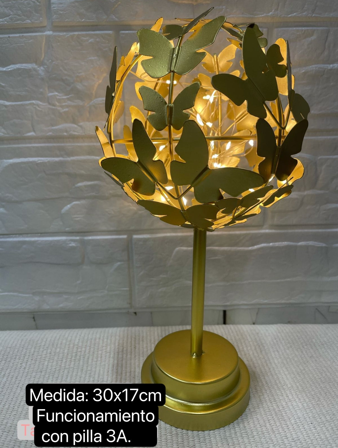 Lampara diseño mariposa