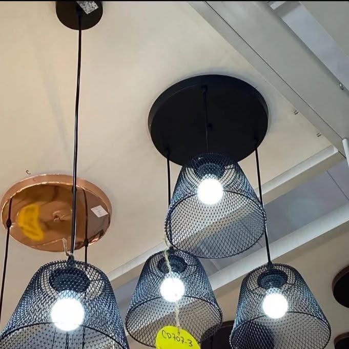 Lámpara malla metálica