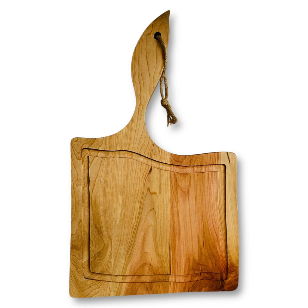 Set de 2 tablas en  madera nativa lenga