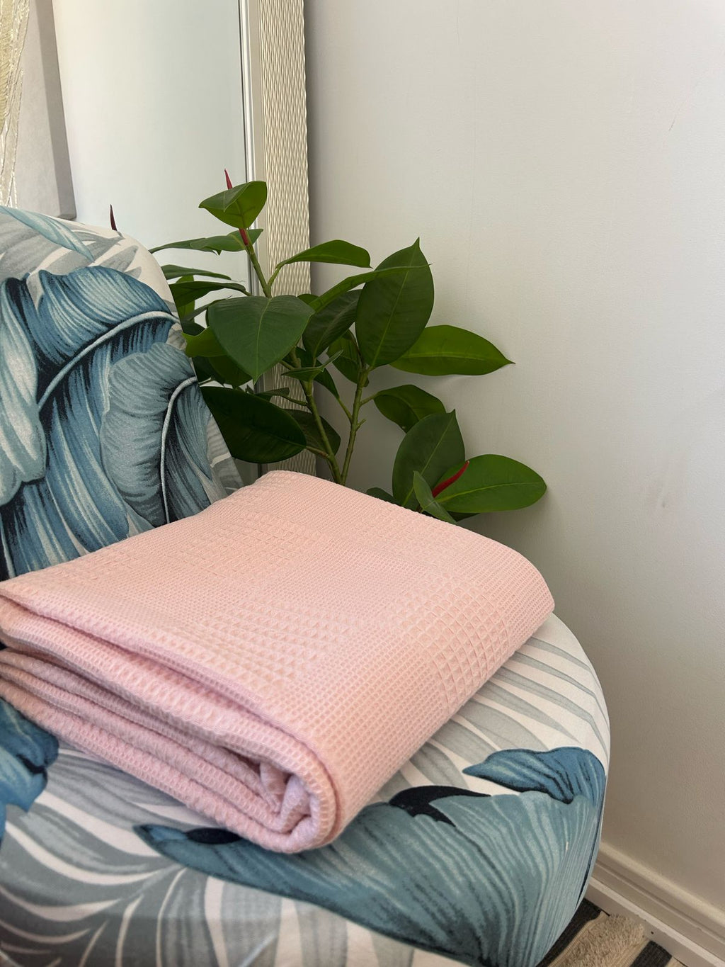 Manta  color rosa, 1.20cm x 1.80cm