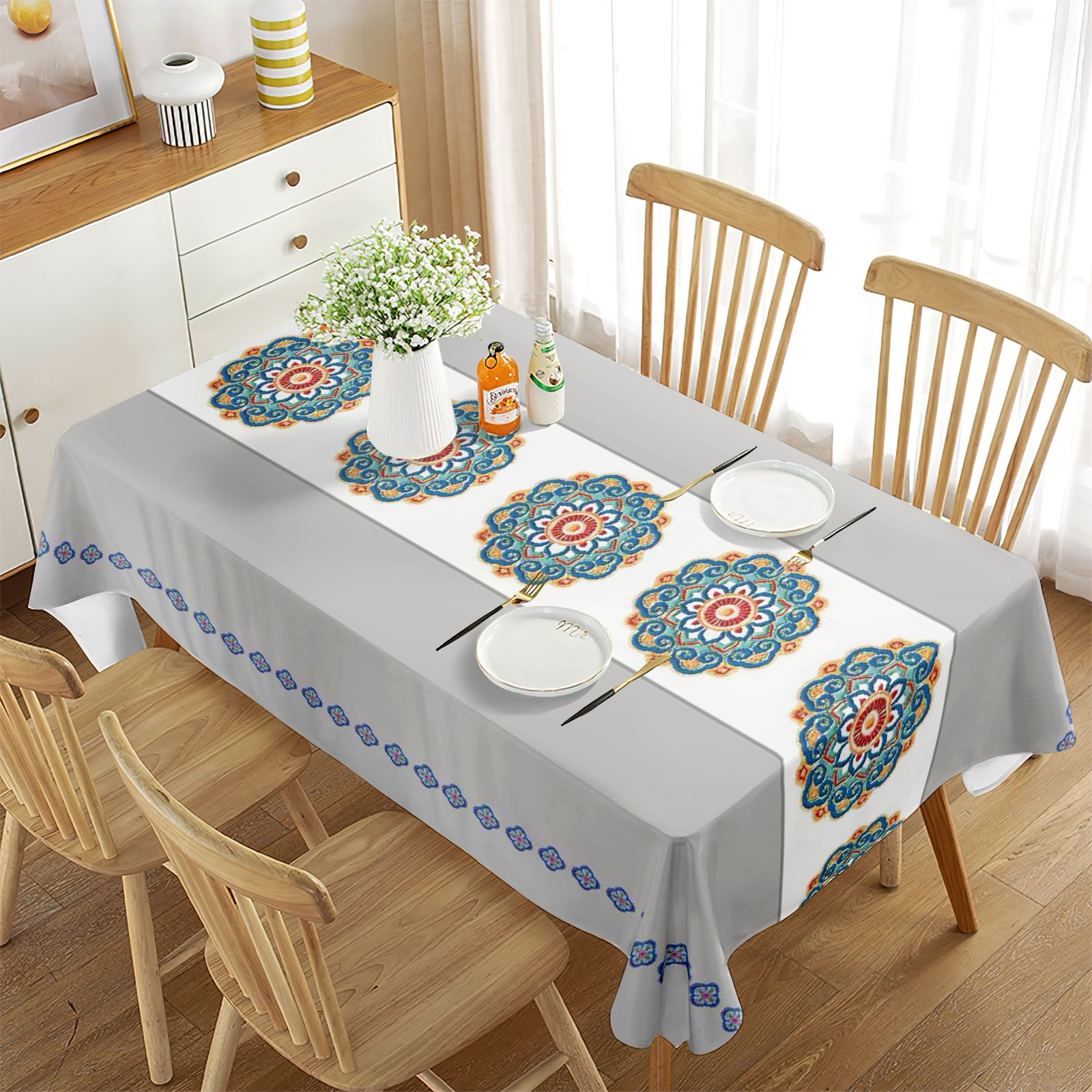 Manteles estampados  anti manchas