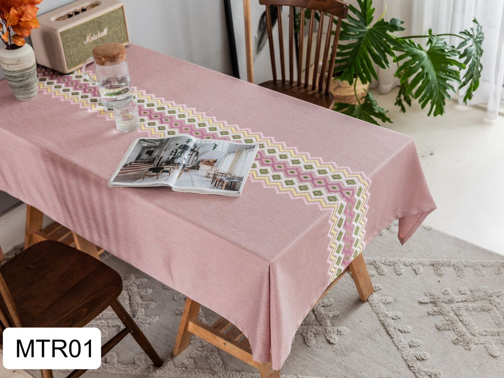 Mantel tejido  de lino