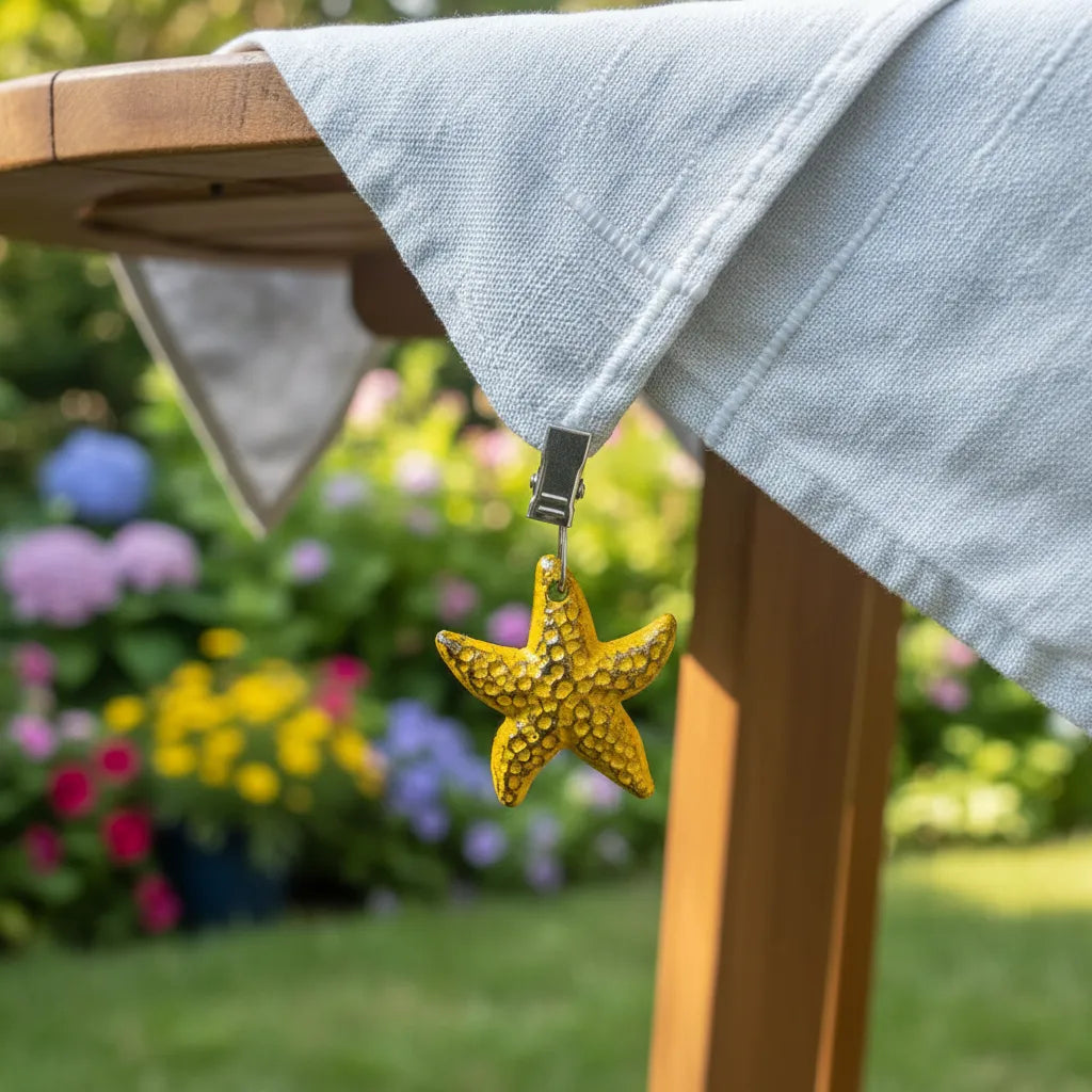 Set Pesas para Mantel Estrella | Mesa Exterior