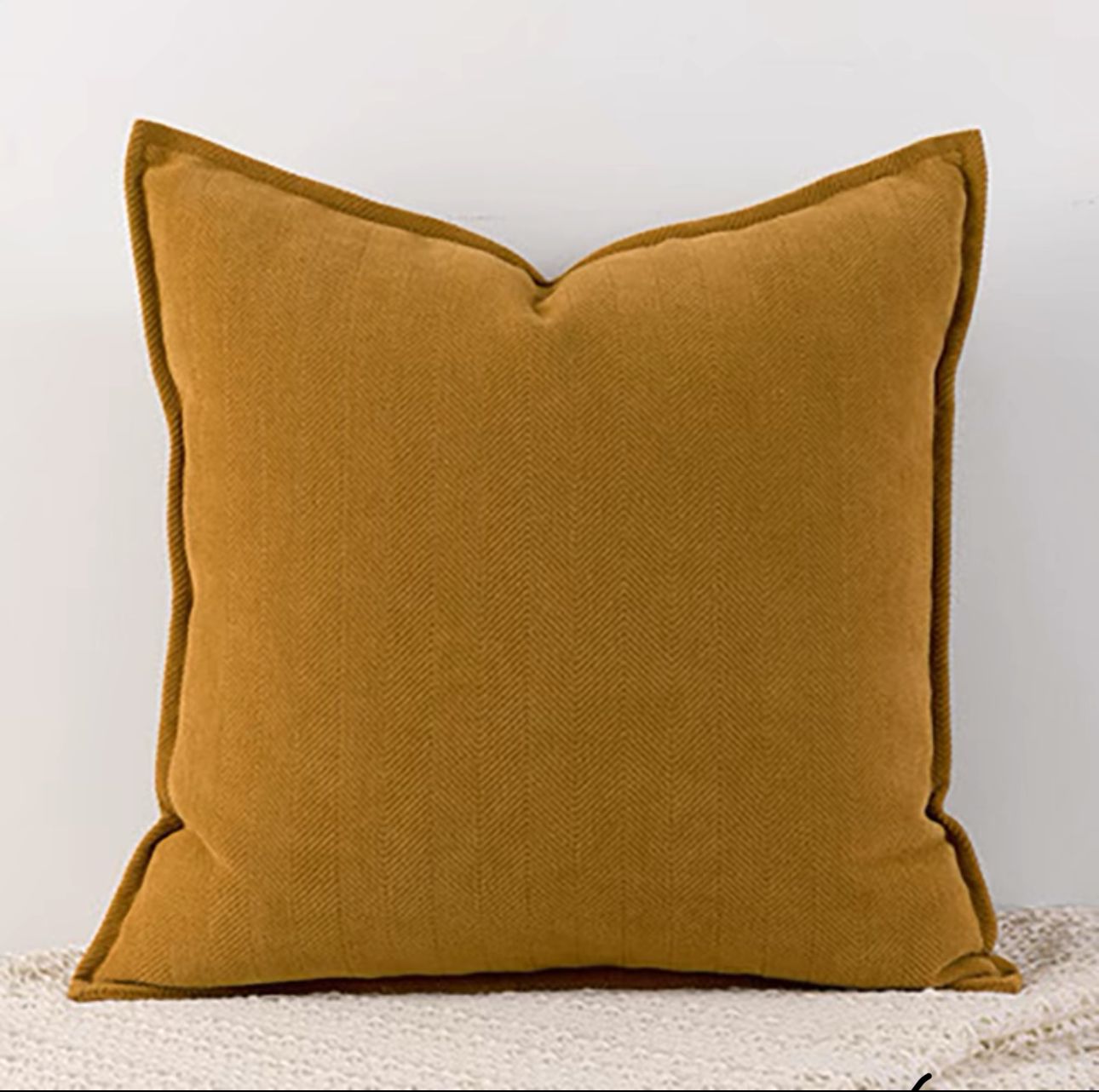 Fundas de cojines chenille liso