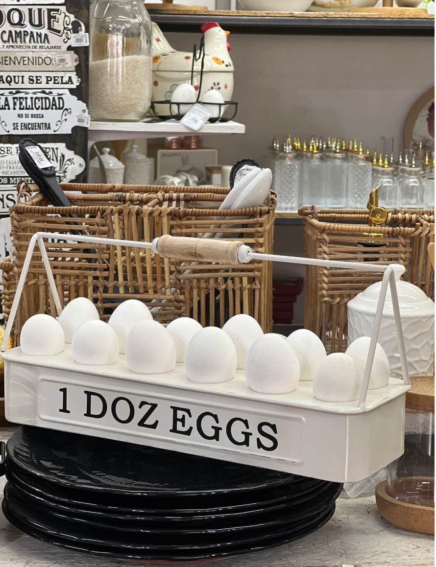 Porta Huevos  Enlozado