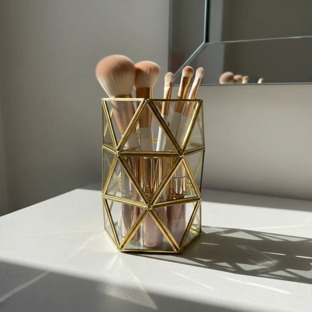 Organizador de pinceles de maquillaje