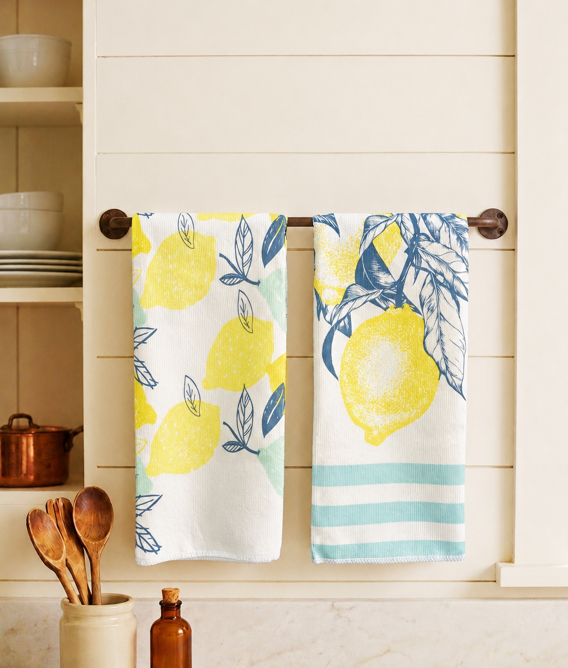 Set De 2 Paños De Tela Rectangulares 45cmx70cm - D Limon