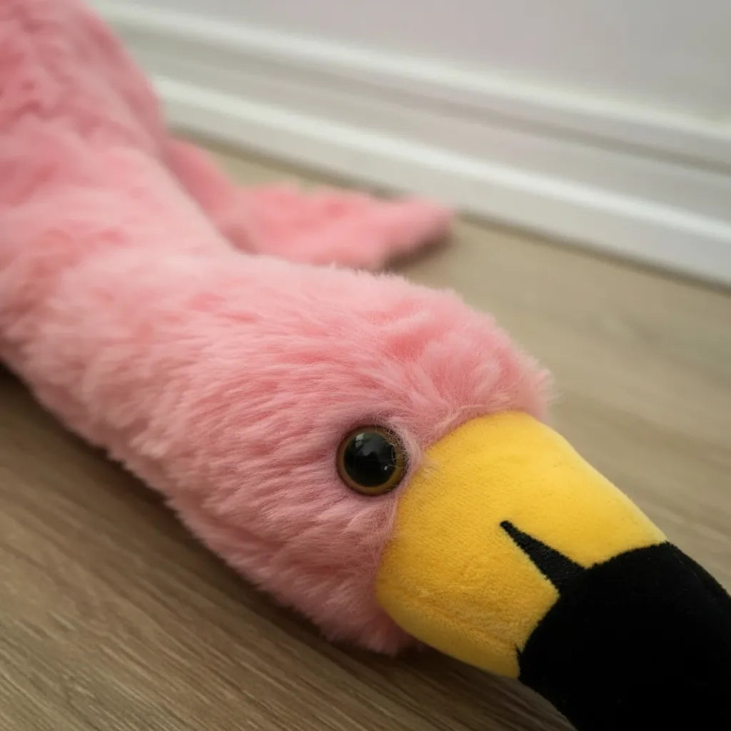 Peluche Flamenco Gigante 90×60 Cm · Afelpado Extra Suave