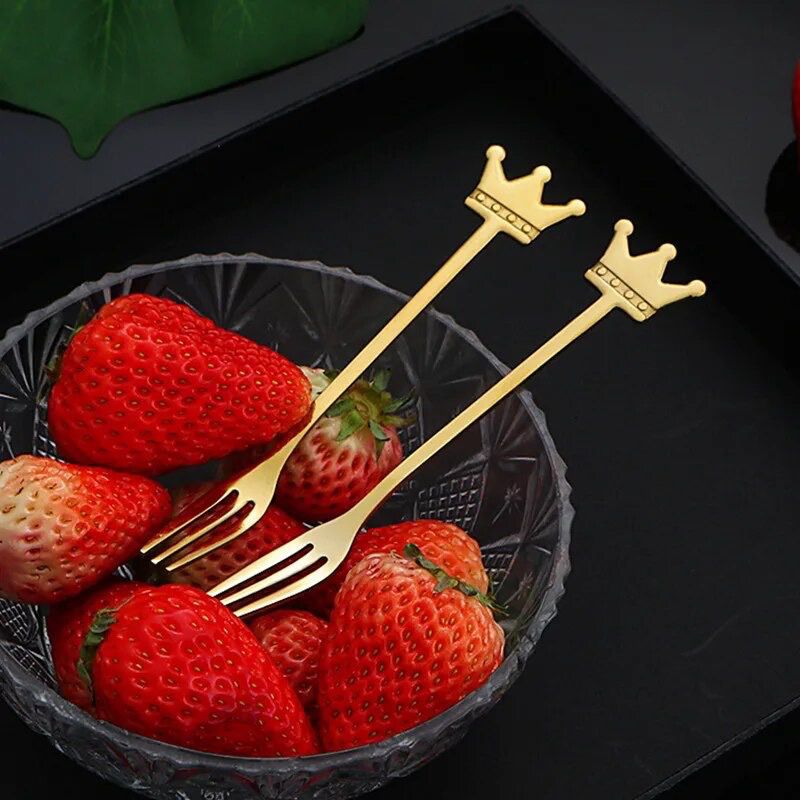 set de 6 tenedores o cucharas para picoteo