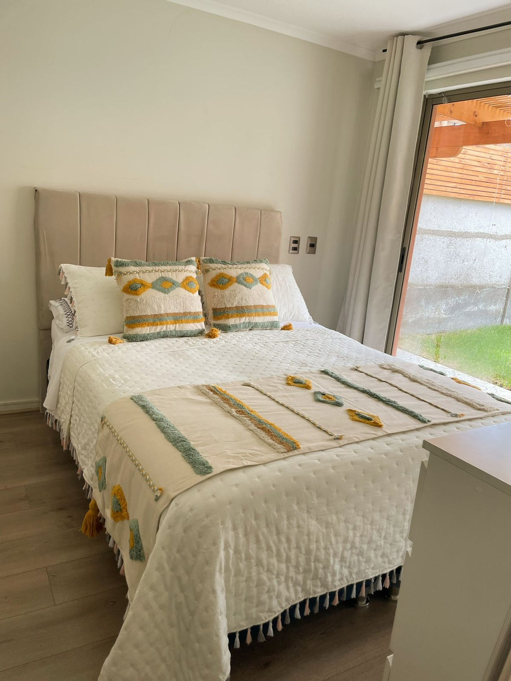 Set de piecera bohemia