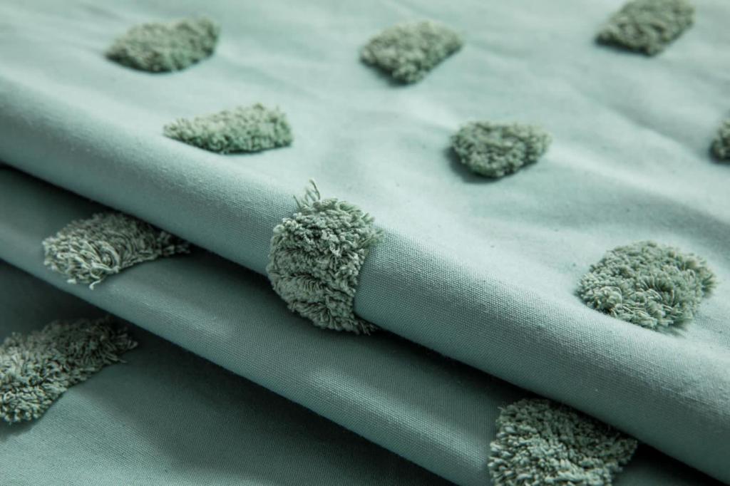 Set de piecera boho + 2 fundas