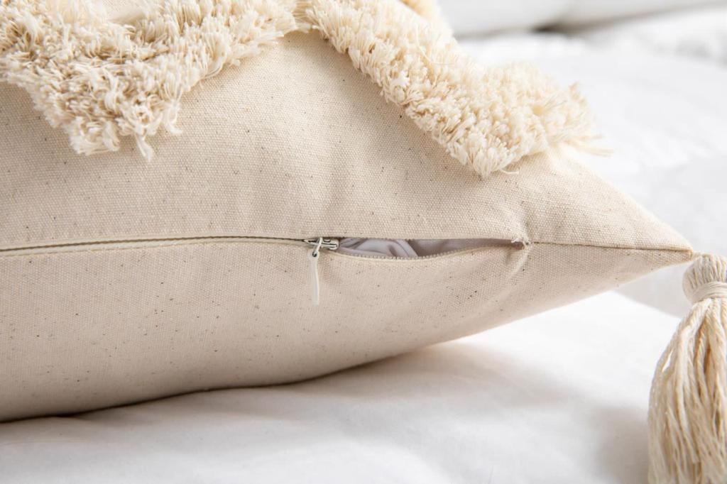 Set de piecera boho + 2 fundas