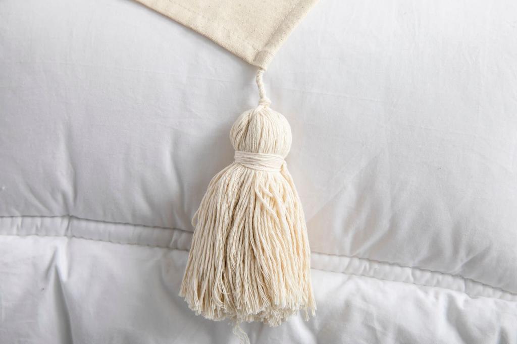 Set de piecera boho + 2 fundas