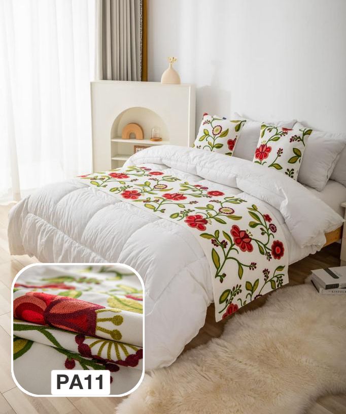 Set de pieceras bordadas