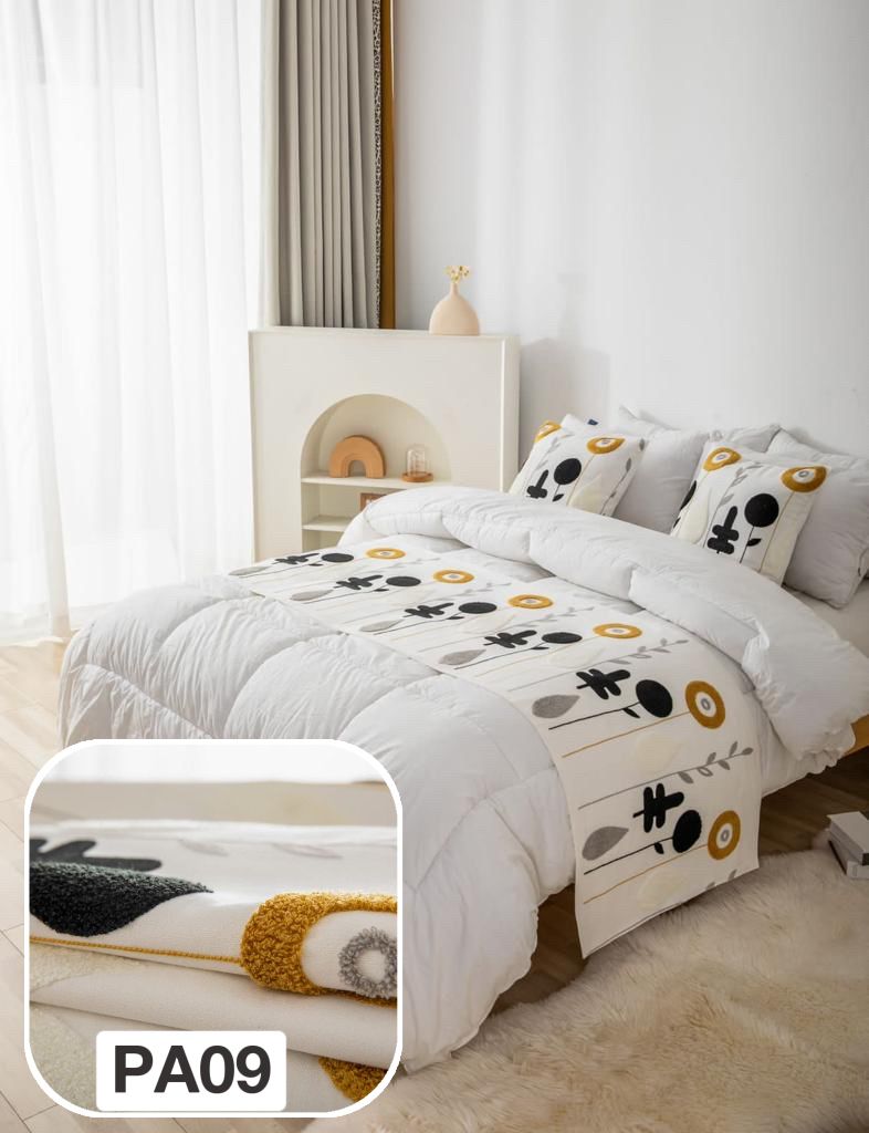 Set de pieceras bordadas