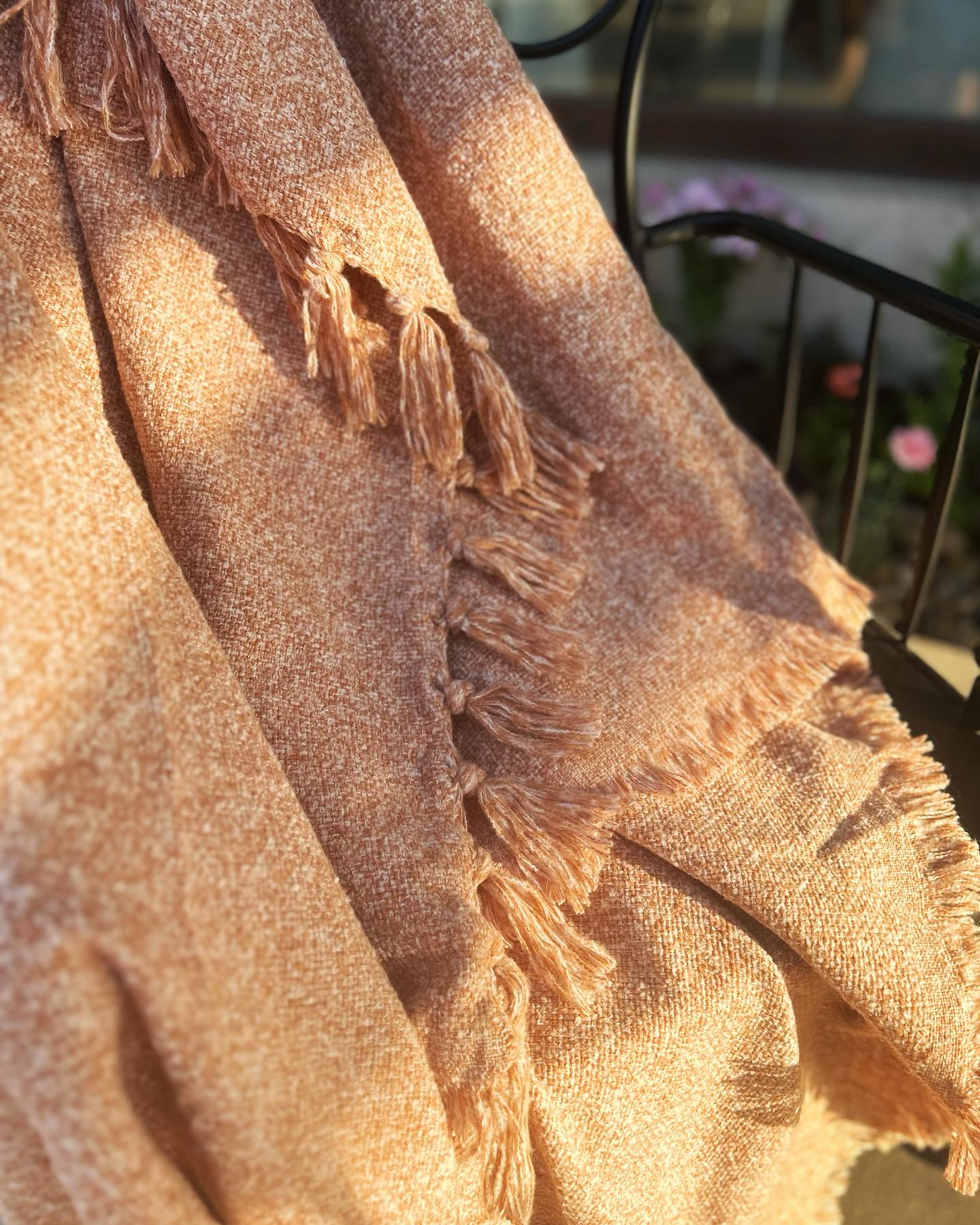 Manta Lana Terracota