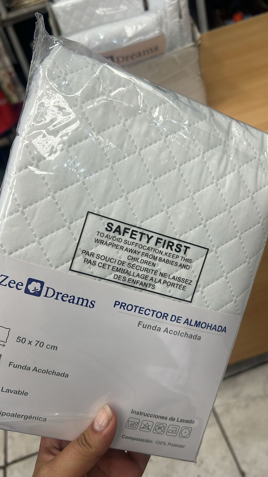 Protector almohada 50x70 cm pack 2