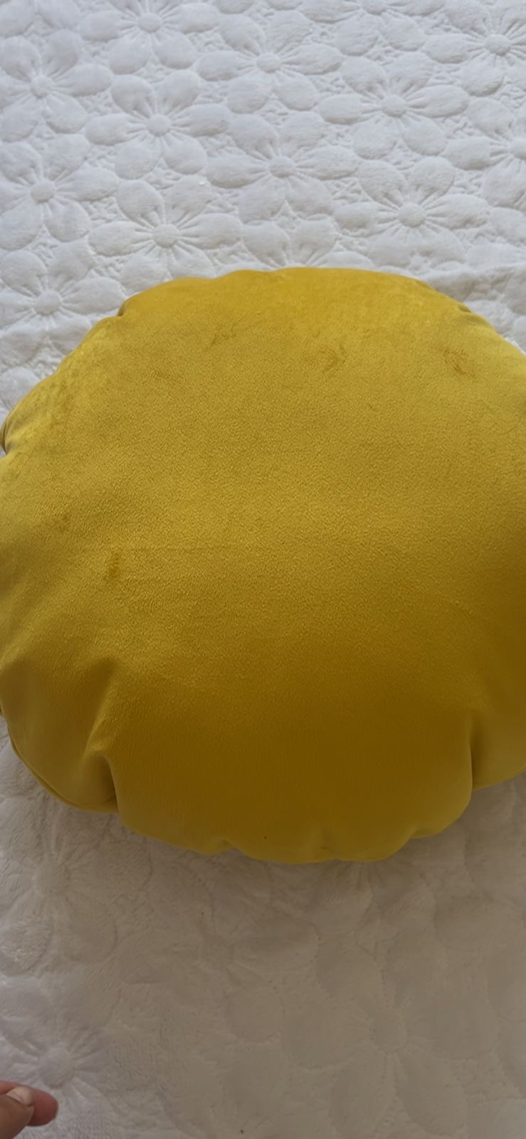 Cojin redondo velvet diametro 35cm