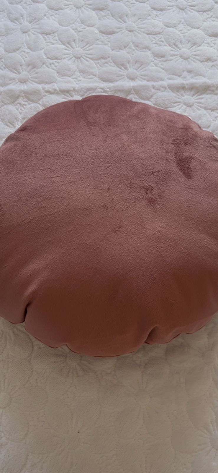 Cojin redondo velvet diametro 35cm