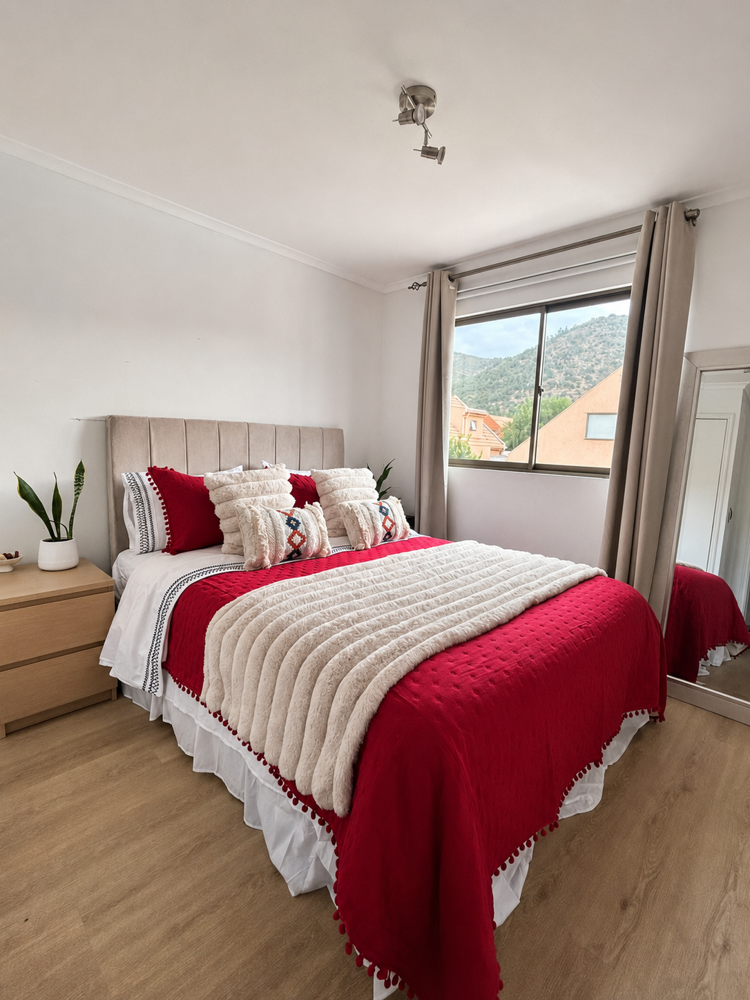 Set Renovación 2 Plazas Invierno Rubí Boho 8 Piezas