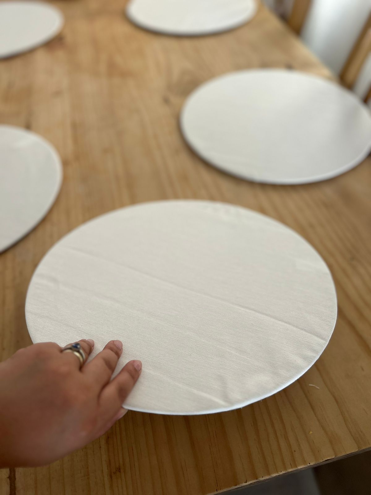 Set de 6 Individuales repelentes con madera mdf