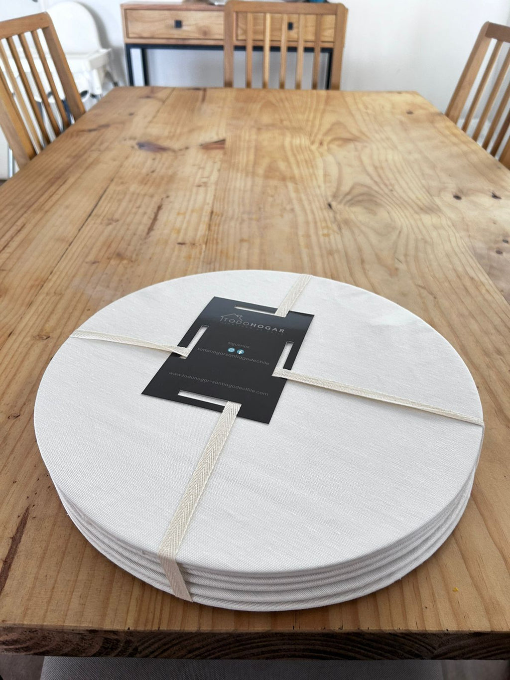 Set de 6 Individuales repelentes con madera mdf