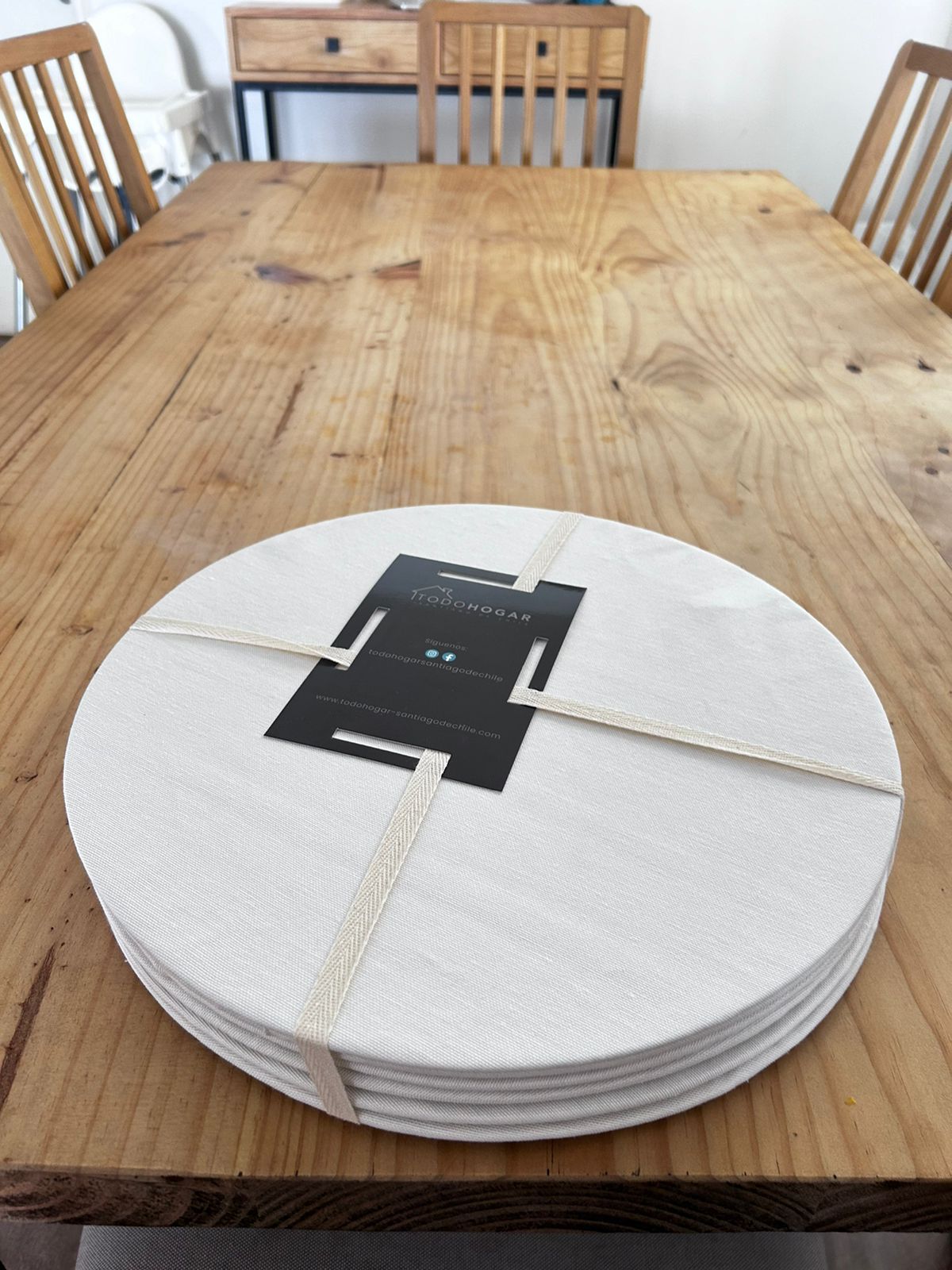 Set de 6 Individuales repelentes con madera mdf