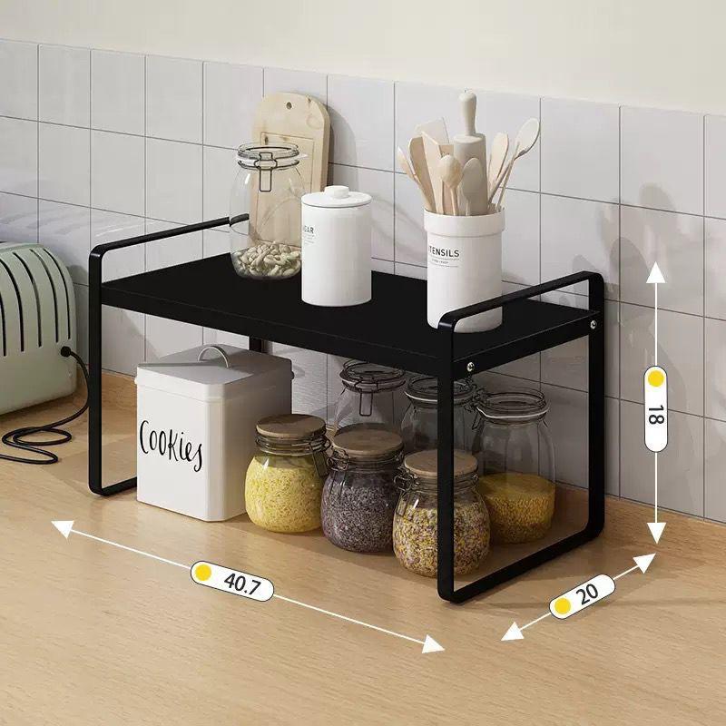 Repisa metalica y madera, un nivel