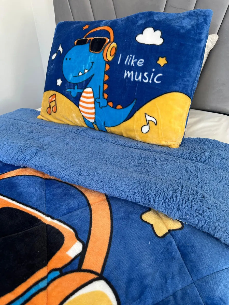 Cubrecama Infantil Polar con Chiporro 1.5 Plazas – Súper Suave y Calentito