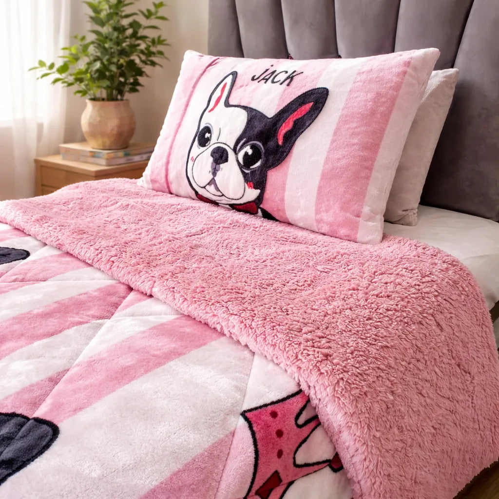 Cubrecama Infantil Polar con Chiporro 1.5 Plazas – Súper Suave y Calentito