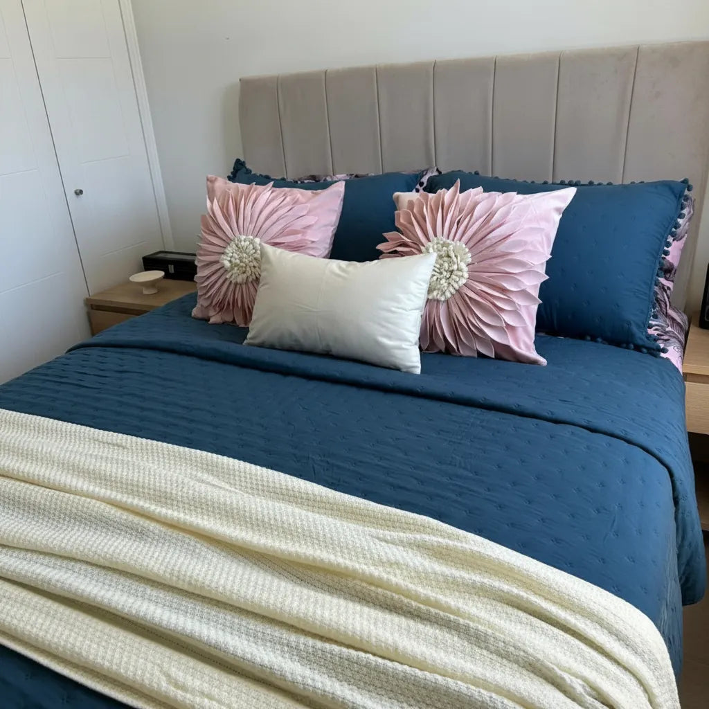 Set Renovación Verano Dormitorio  6 Piezas | Rosa & azul