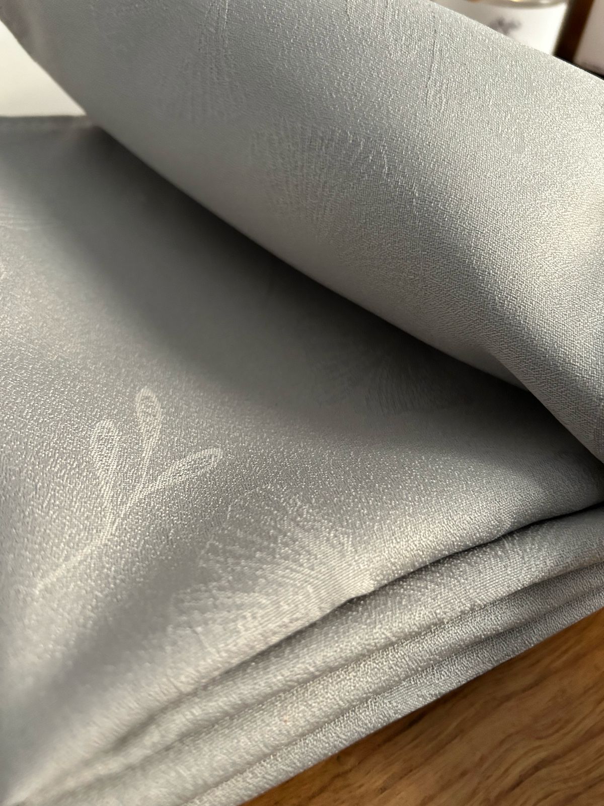 Set  6 servilletas de tela 40x40cm con diseño color gris