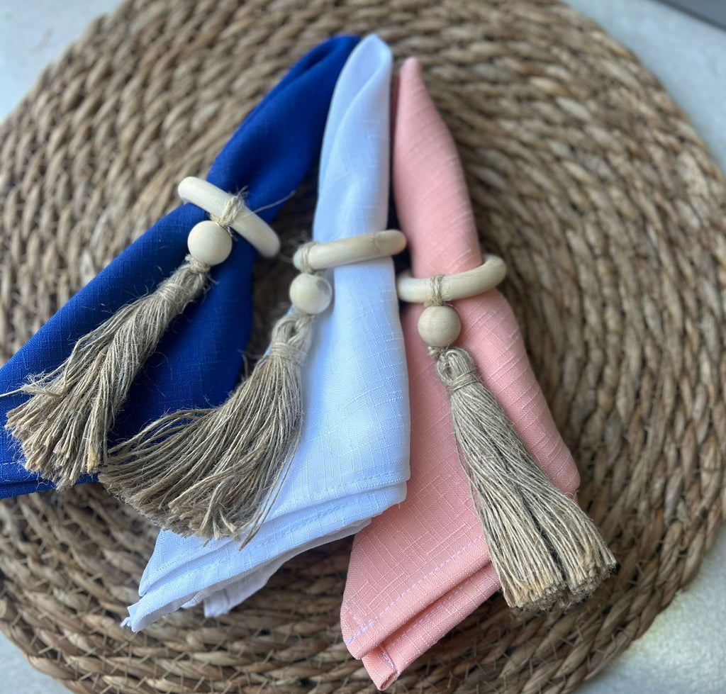 Set  6 servilletas de tela 40x40cm