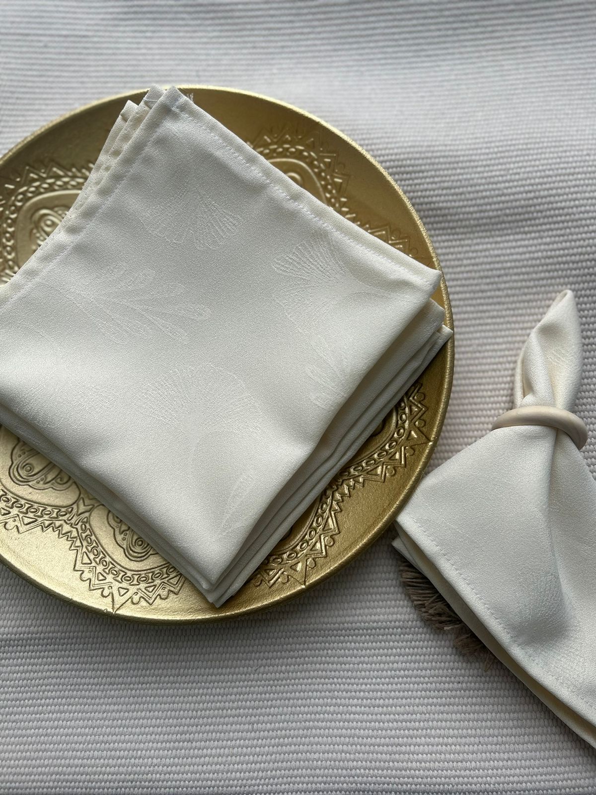 Set  6 servilletas de tela 40x40cm con diseño