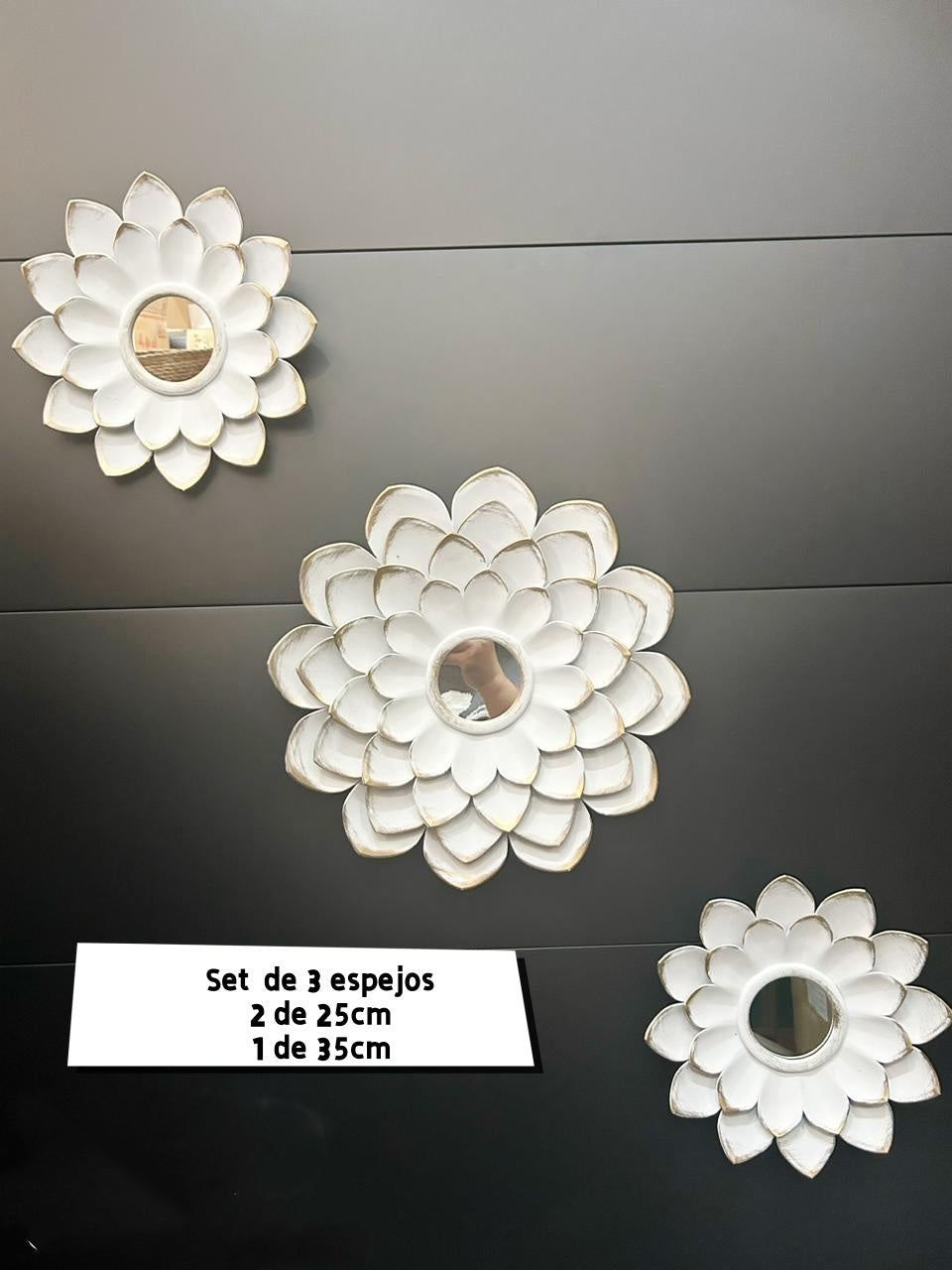 Set de 3 espejos