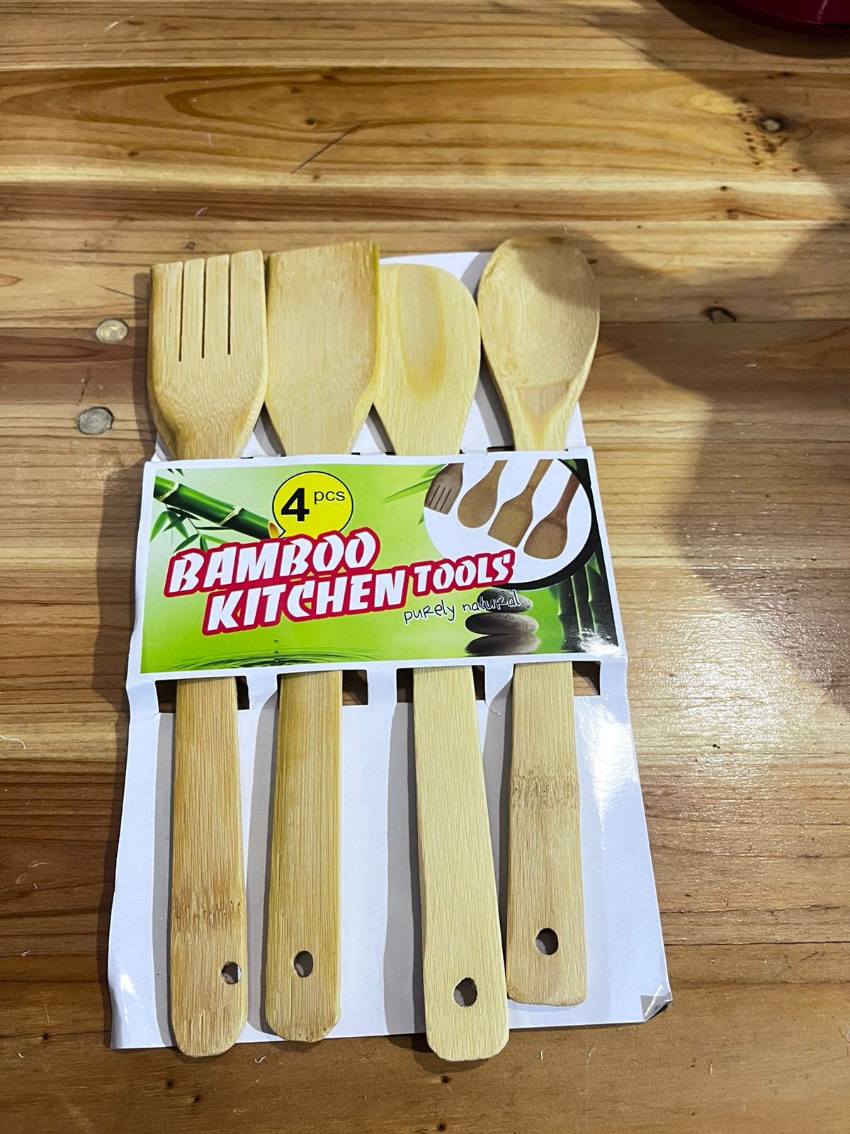 set de cucharas de bambu