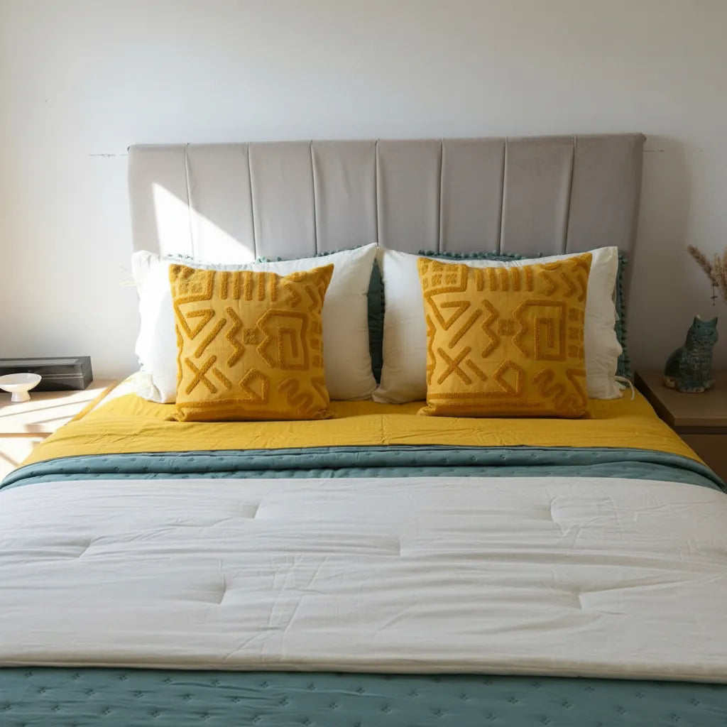 Set Renueva tu Dormitorio – Mostaza (5 Piezas)