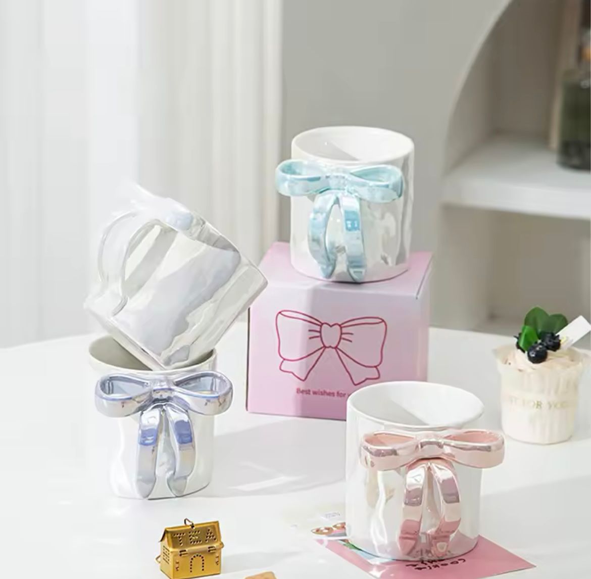 Tazas de ceramica lazo